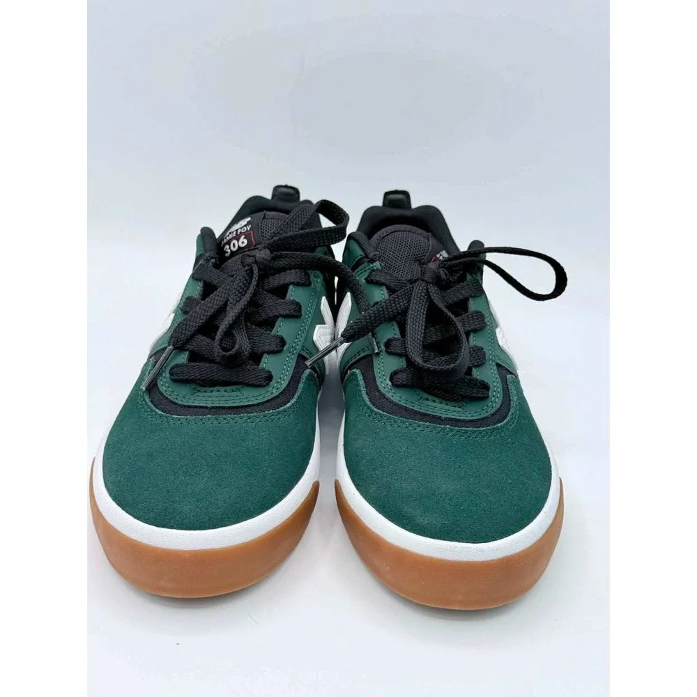 New Balance Numeric Jamie Foy 306 Green White Gum Skate Shoes YS306GCI Boys 3